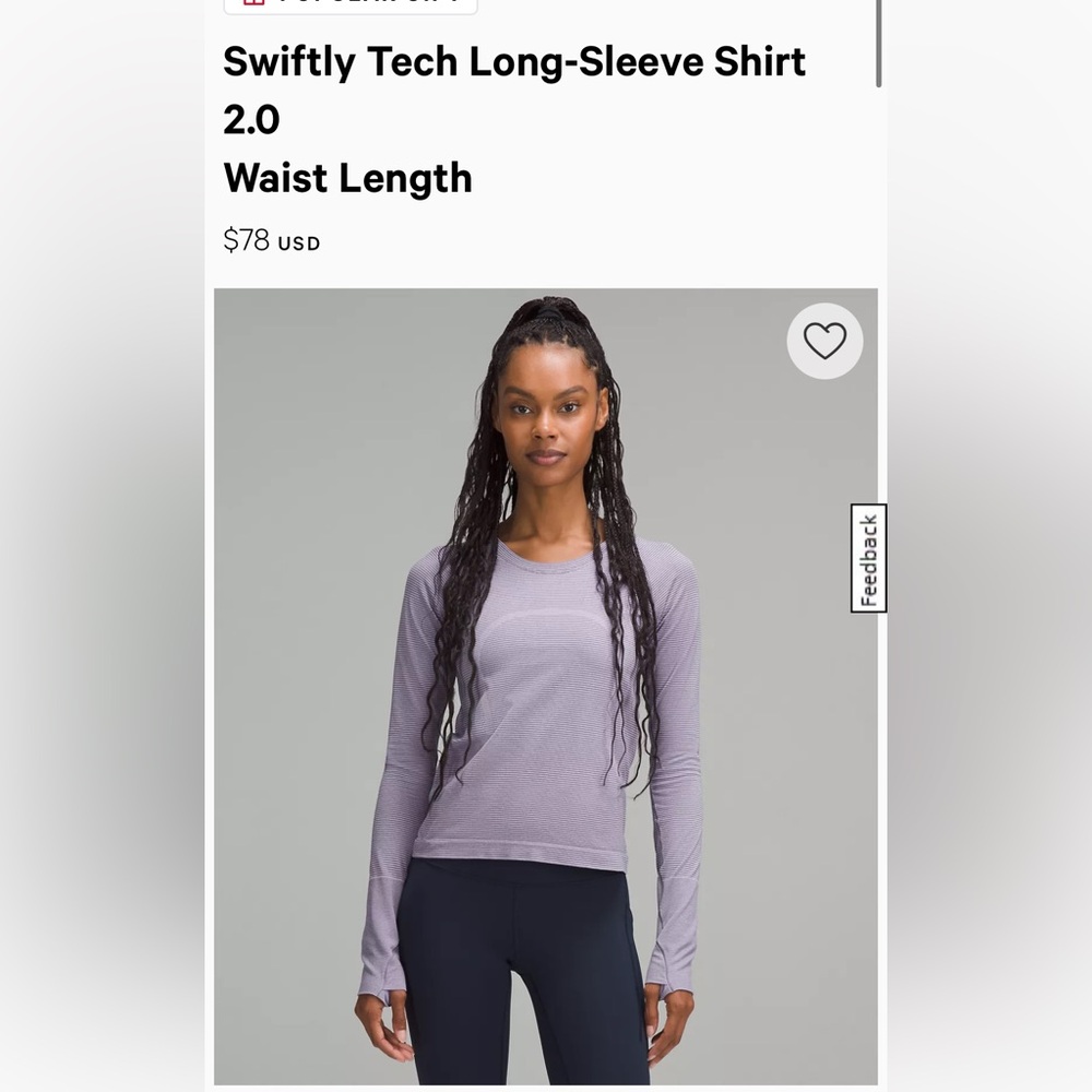 Swiftly Tech Long Sleeve Shirt 2.0